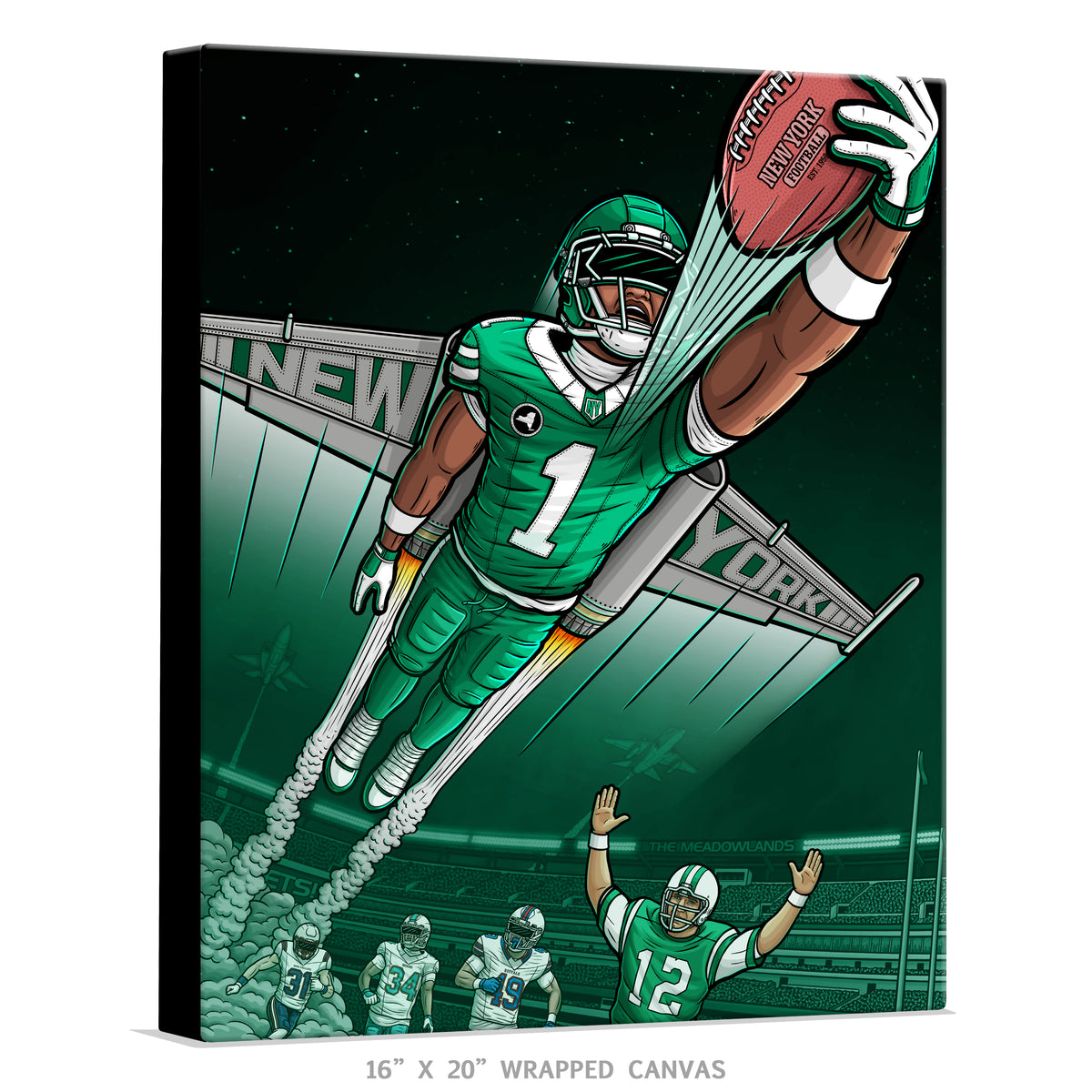 "Liftoff!" New York Football Print