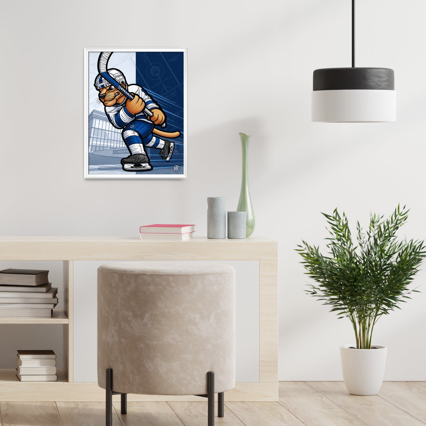"ROAR!" Penn State Ice Hockey Limited Edition Print