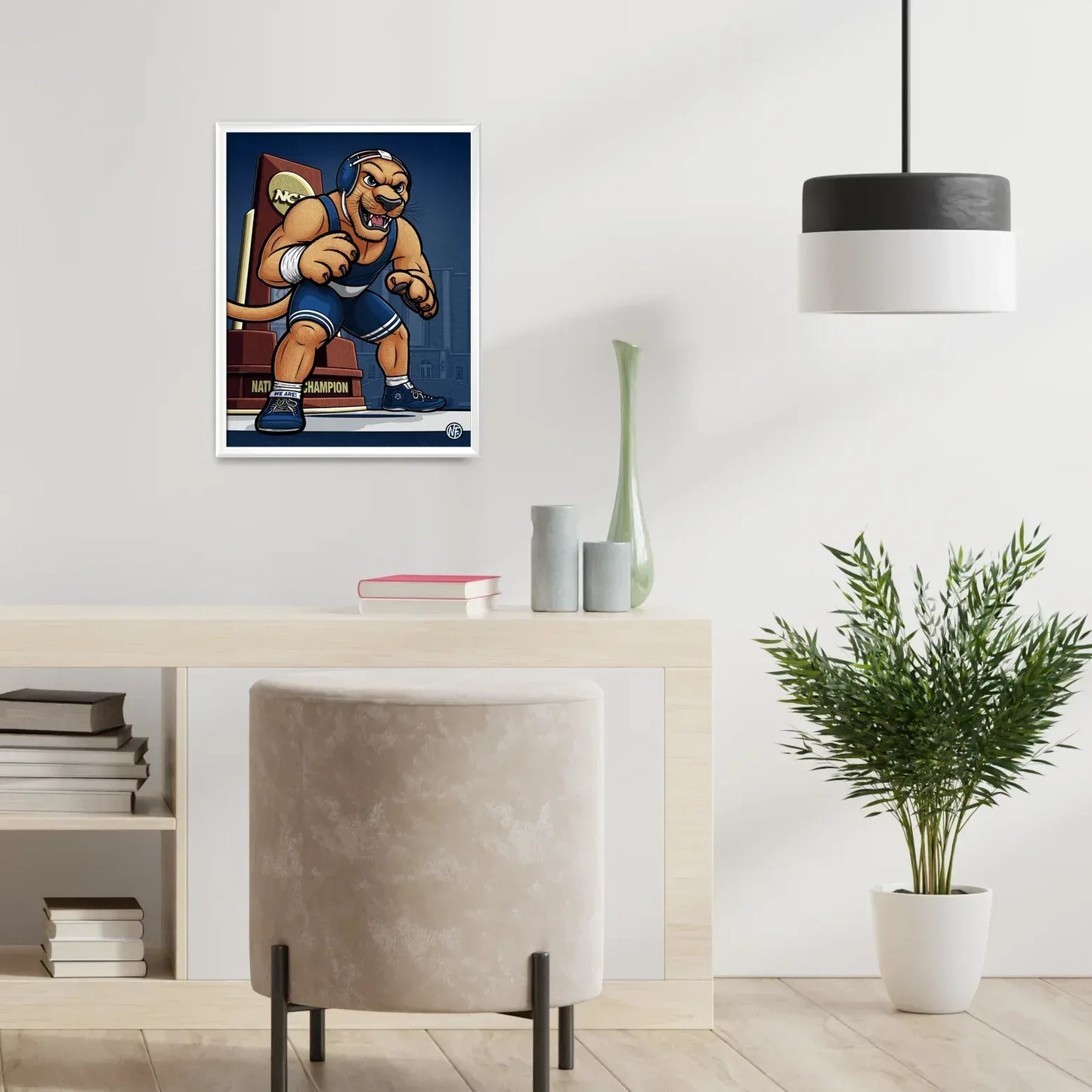 "Dynasty" Penn State Wrestling Limited Edition Print - Nick Fasnacht Illustration & Design