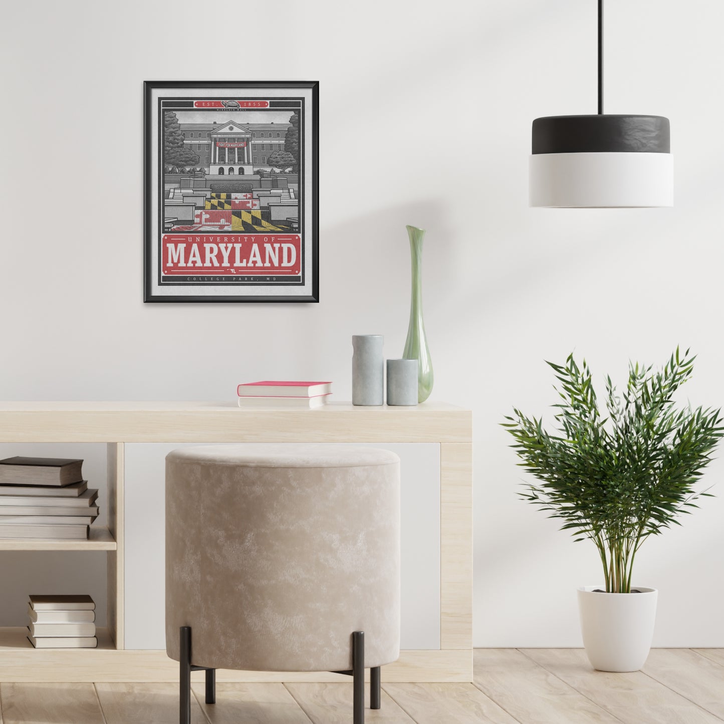 "McKeldin Mall" Maryland Limited Edition Print