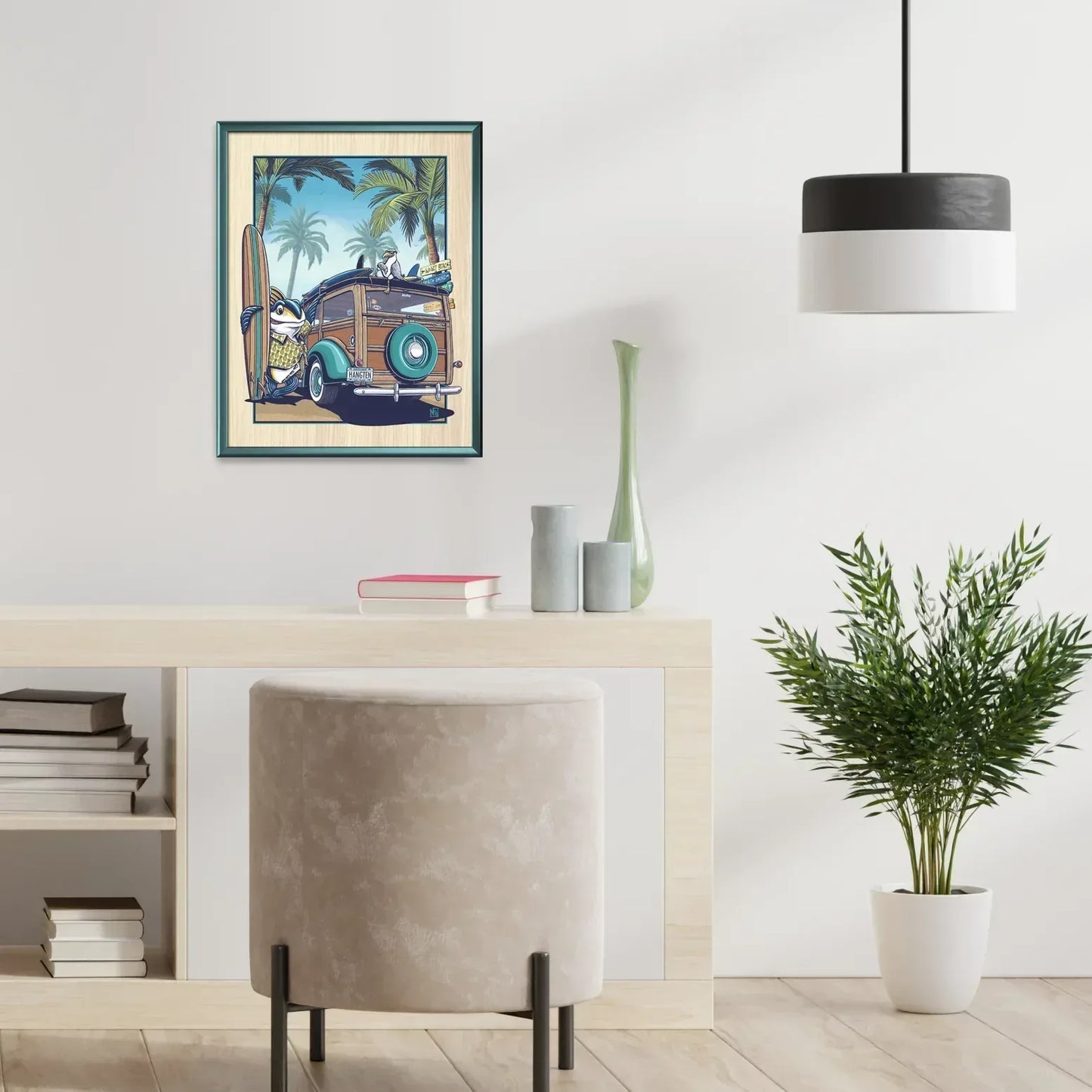 "Woody Wagon" Limited Edition Print - Nick Fasnacht Illustration & Design