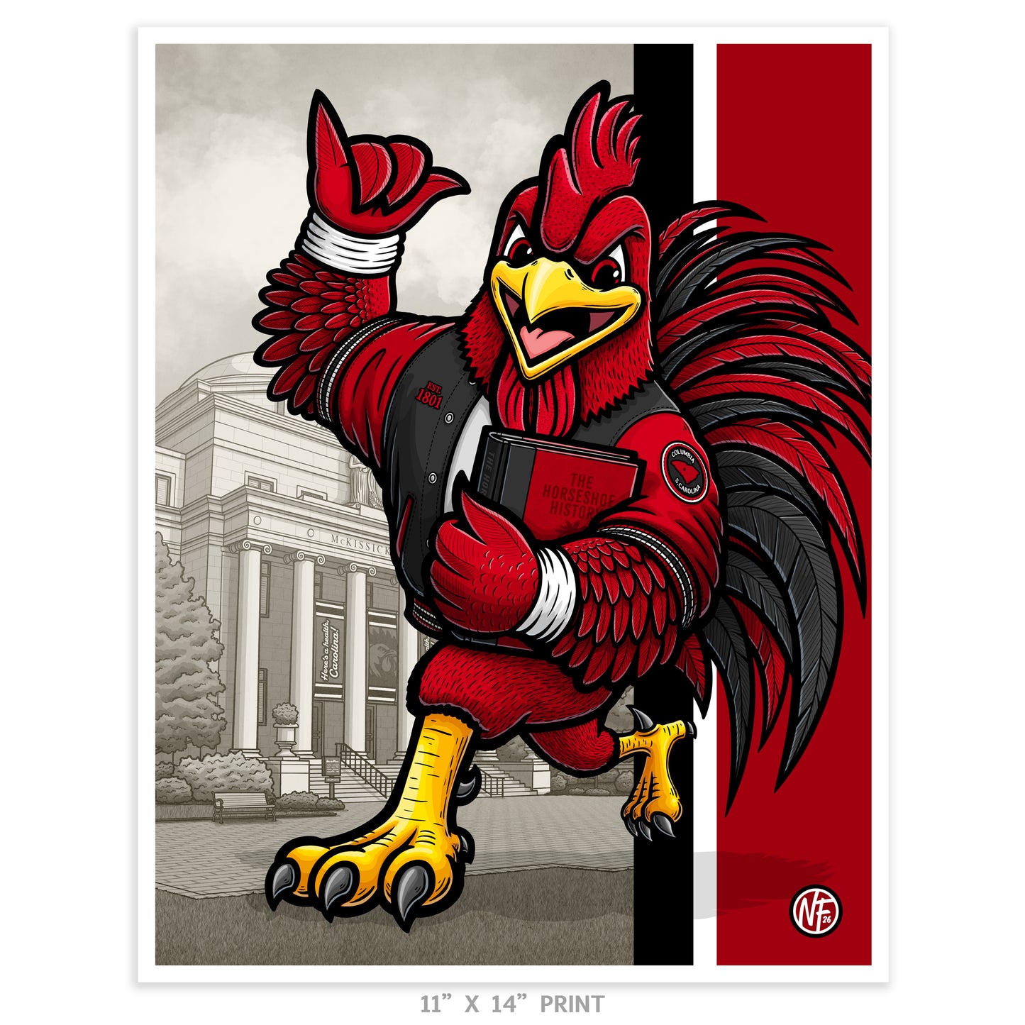 "The Horseshoe" South Carolina Limited Edition Print