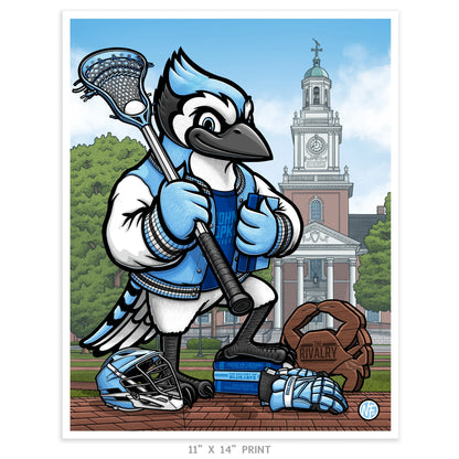 "We Want More!" Johns Hopkins University Limited Edition Print - Nick Fasnacht Illustration & Design