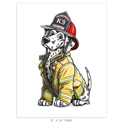 "Spot" Dalmation Limited Edition Print - Nick Fasnacht Illustration & Design