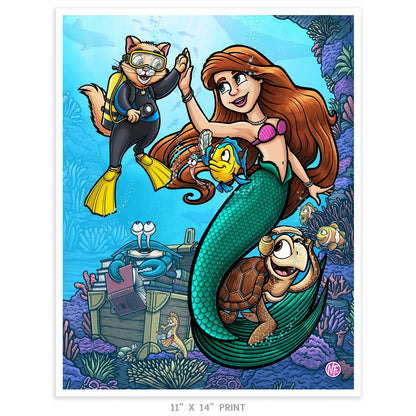 "Seas The Day" Limited Edition Print - Nick Fasnacht Illustration & Design