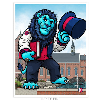 "The Bluff" Duquesne University Limited Edition Print - Nick Fasnacht Illustration & Design