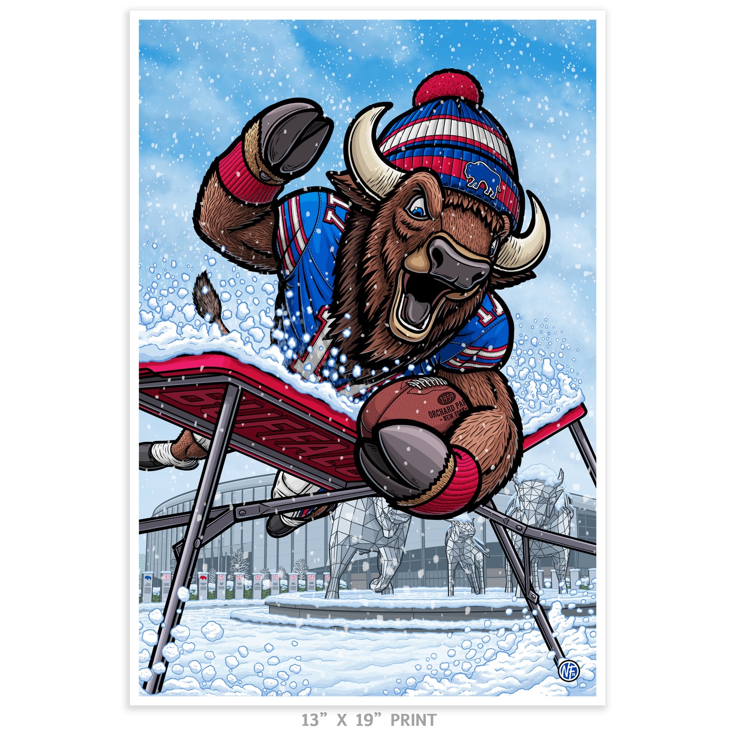 "Tradition" Buffalo Football Print