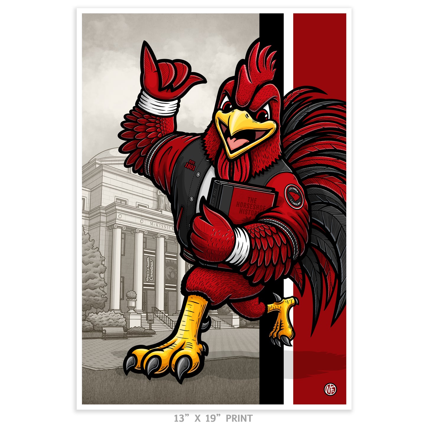 "The Horseshoe" South Carolina Limited Edition Print