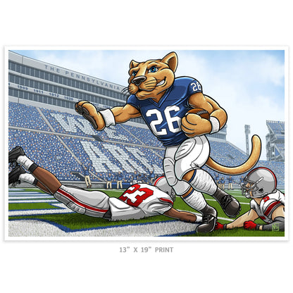 "We Are!" Penn State University Football Limited Edition Print - Nick Fasnacht Illustration & Design