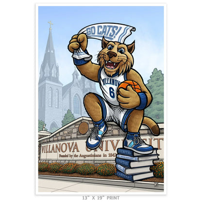 "Nova Nation" Villanova University Limited Edition Print - Nick Fasnacht Illustration & Design