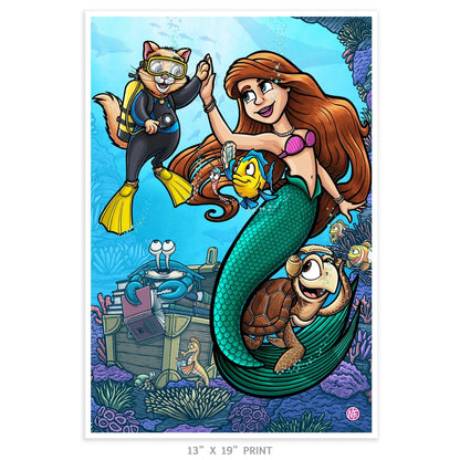 "Seas The Day" Limited Edition Print - Nick Fasnacht Illustration & Design