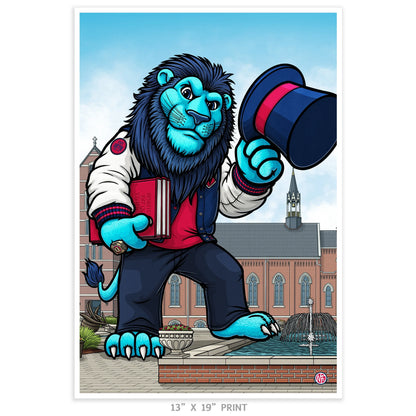"The Bluff" Duquesne University Limited Edition Print - Nick Fasnacht Illustration & Design