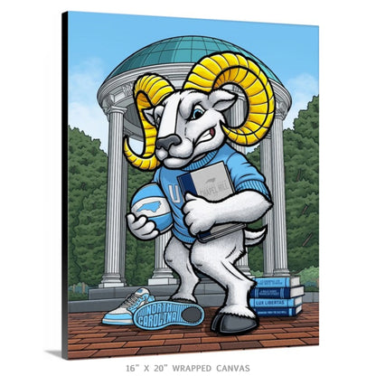 "Light and Liberty" University of North Carolina Limited Edition Print - Nick Fasnacht Illustration & Design