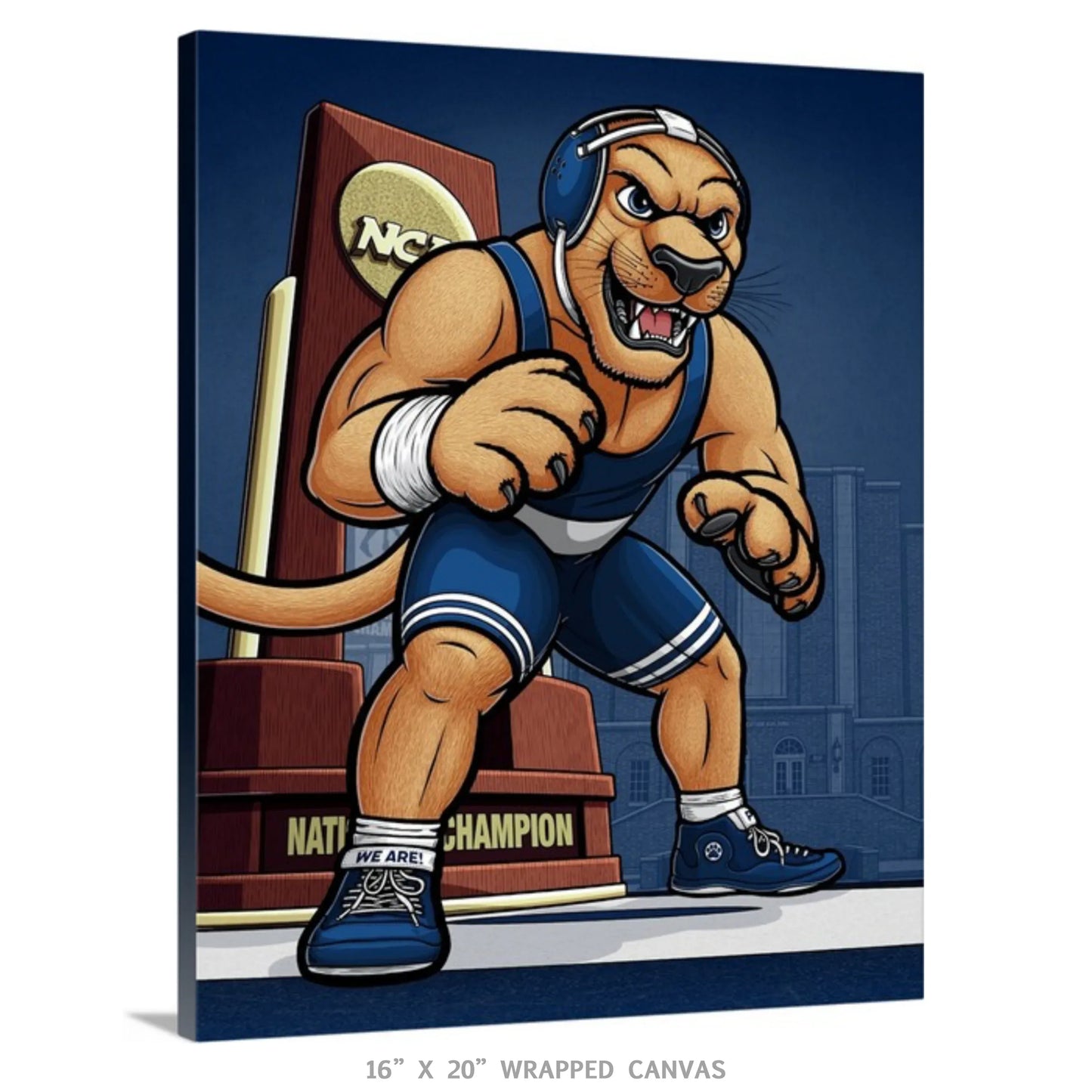 "Dynasty" Penn State Wrestling Limited Edition Print - Nick Fasnacht Illustration & Design