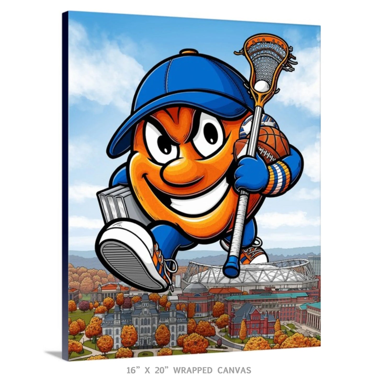 "Orange" Syracuse University Limited Edition Print - Nick Fasnacht Illustration & Design