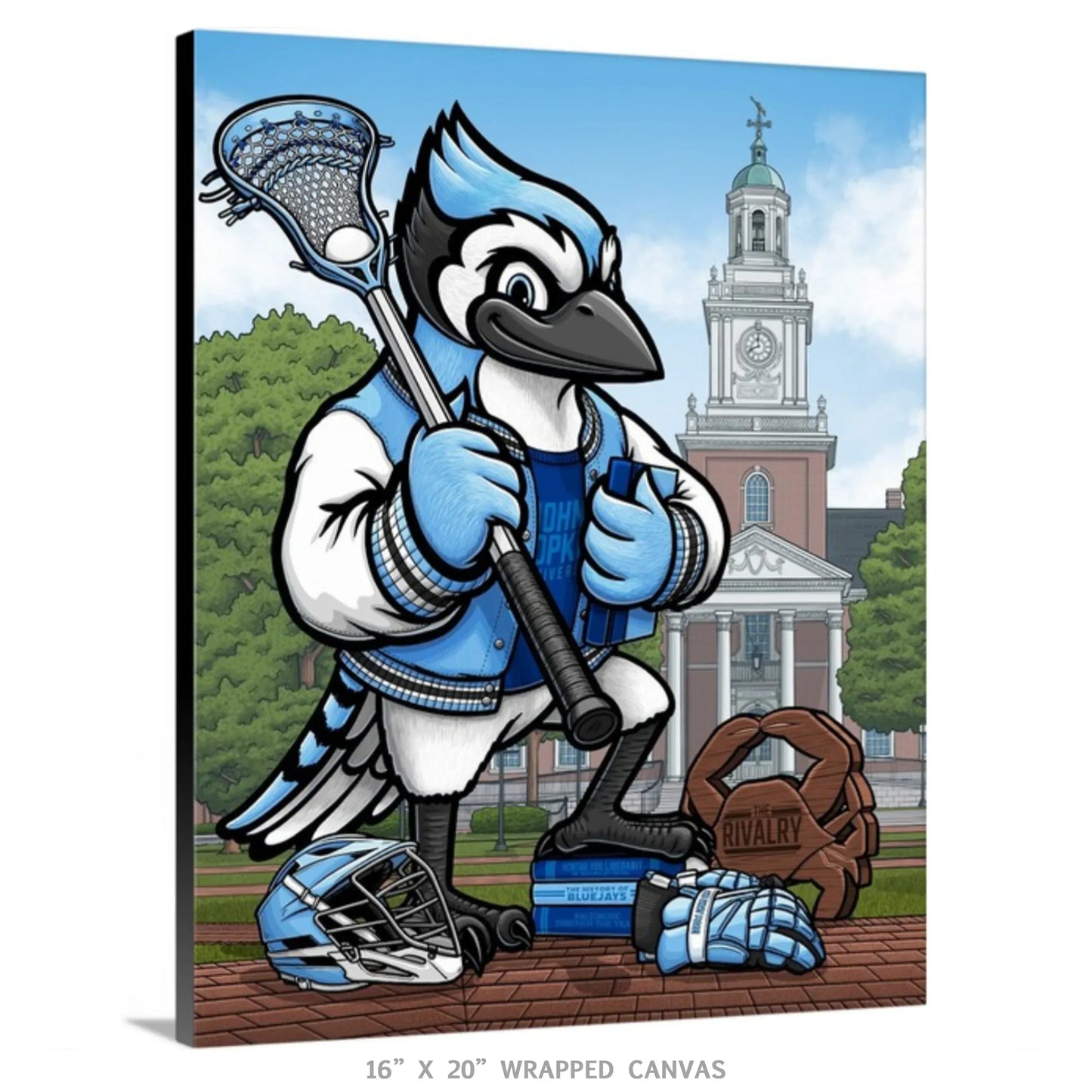 "We Want More!" Johns Hopkins University Limited Edition Print - Nick Fasnacht Illustration & Design