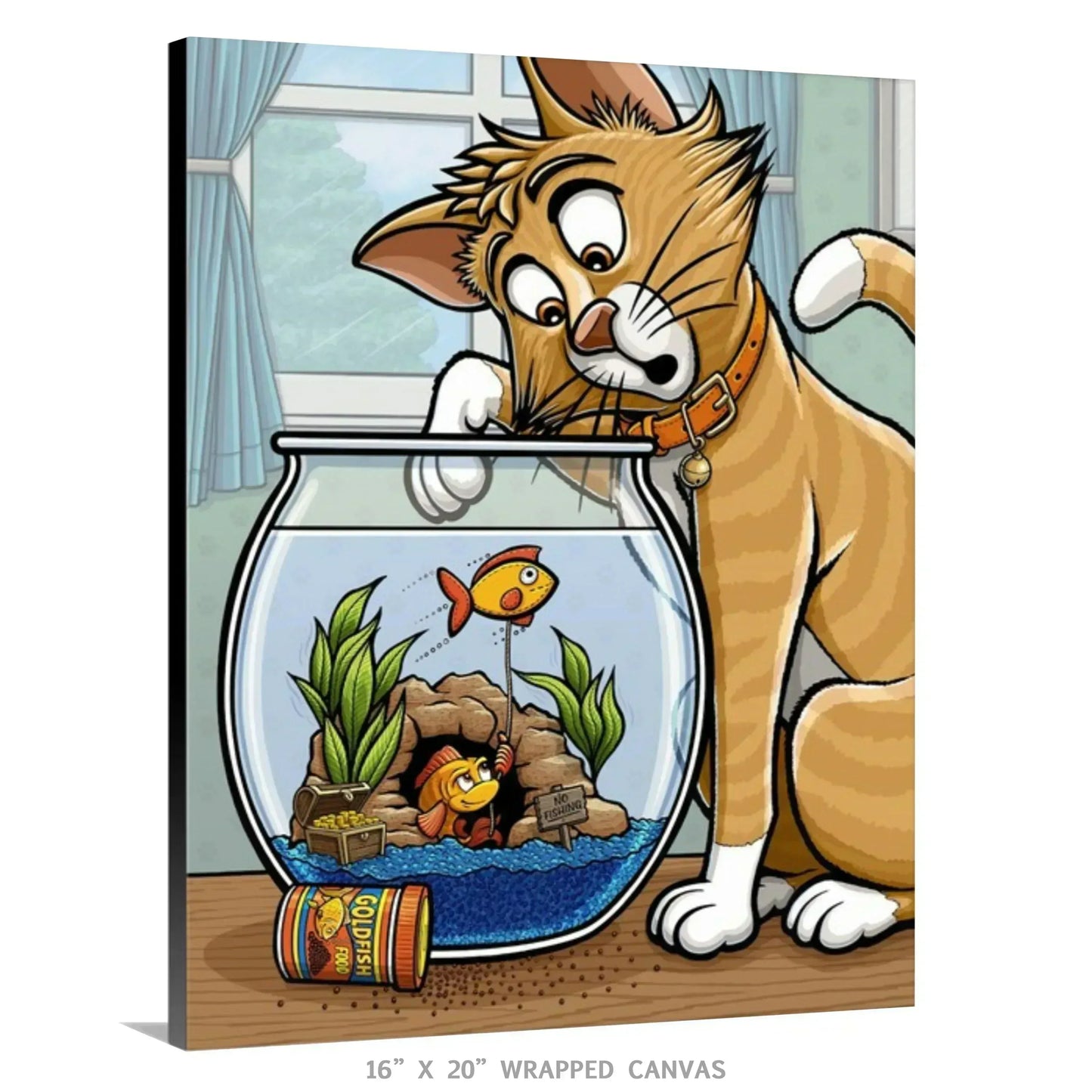 "Something's Fishy" Limited Edition Print - Nick Fasnacht Illustration & Design