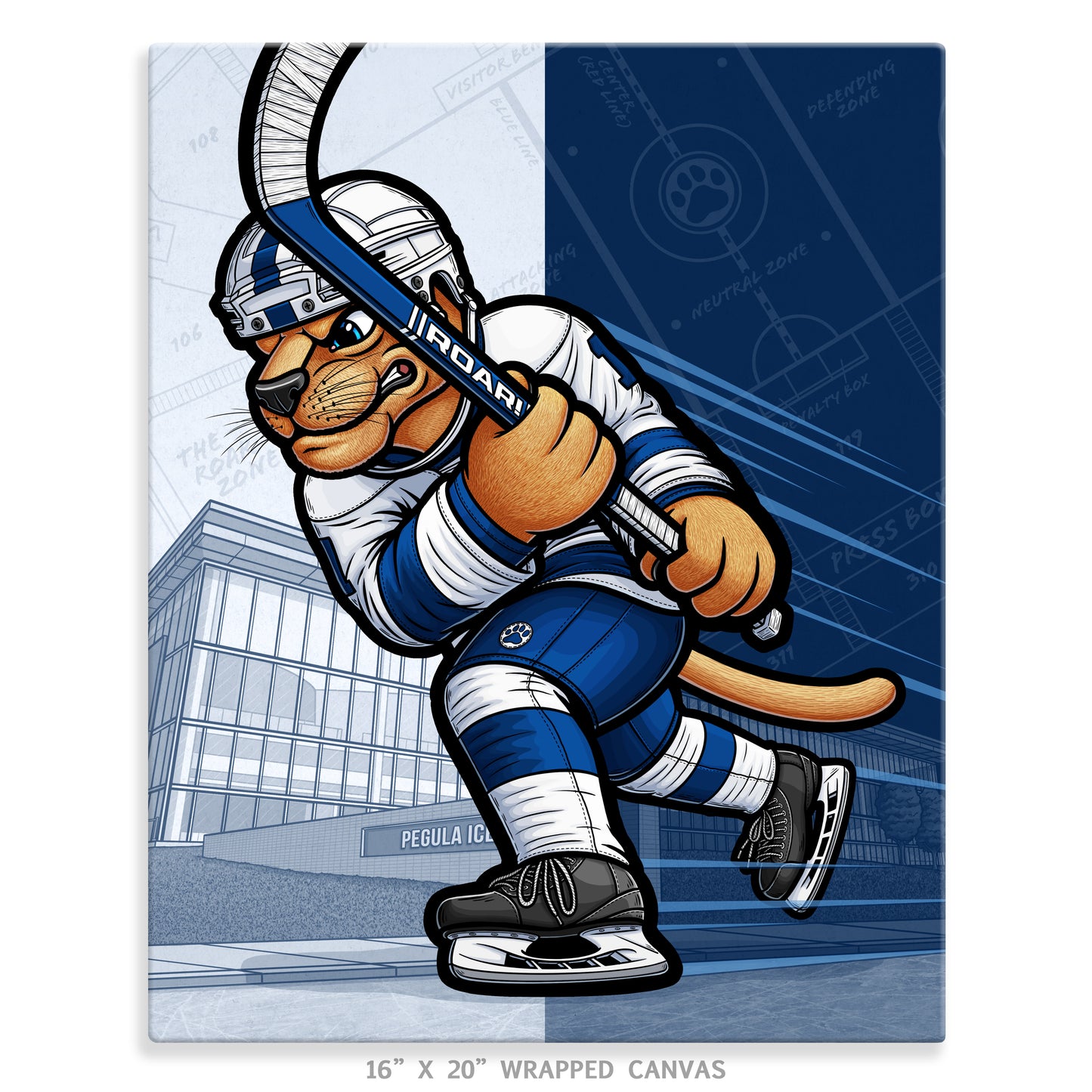 "ROAR!" Penn State Ice Hockey Limited Edition Print