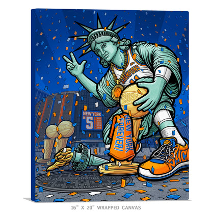 "New York Forever!" New York Basketball Limited Edition Print