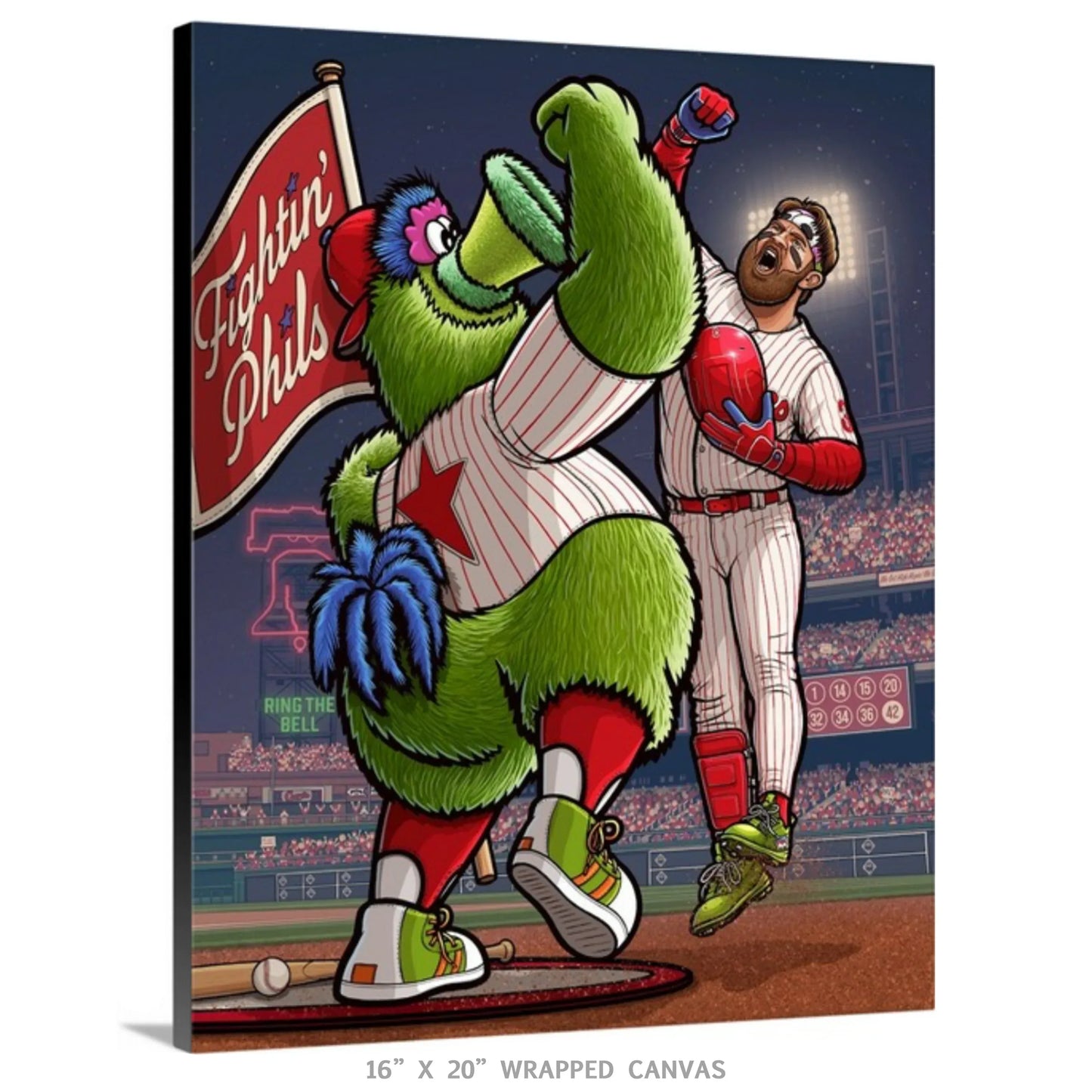 "Ring the Bell" Philadelphia Phillies Limited Edition Print - Nick Fasnacht Illustration & Design