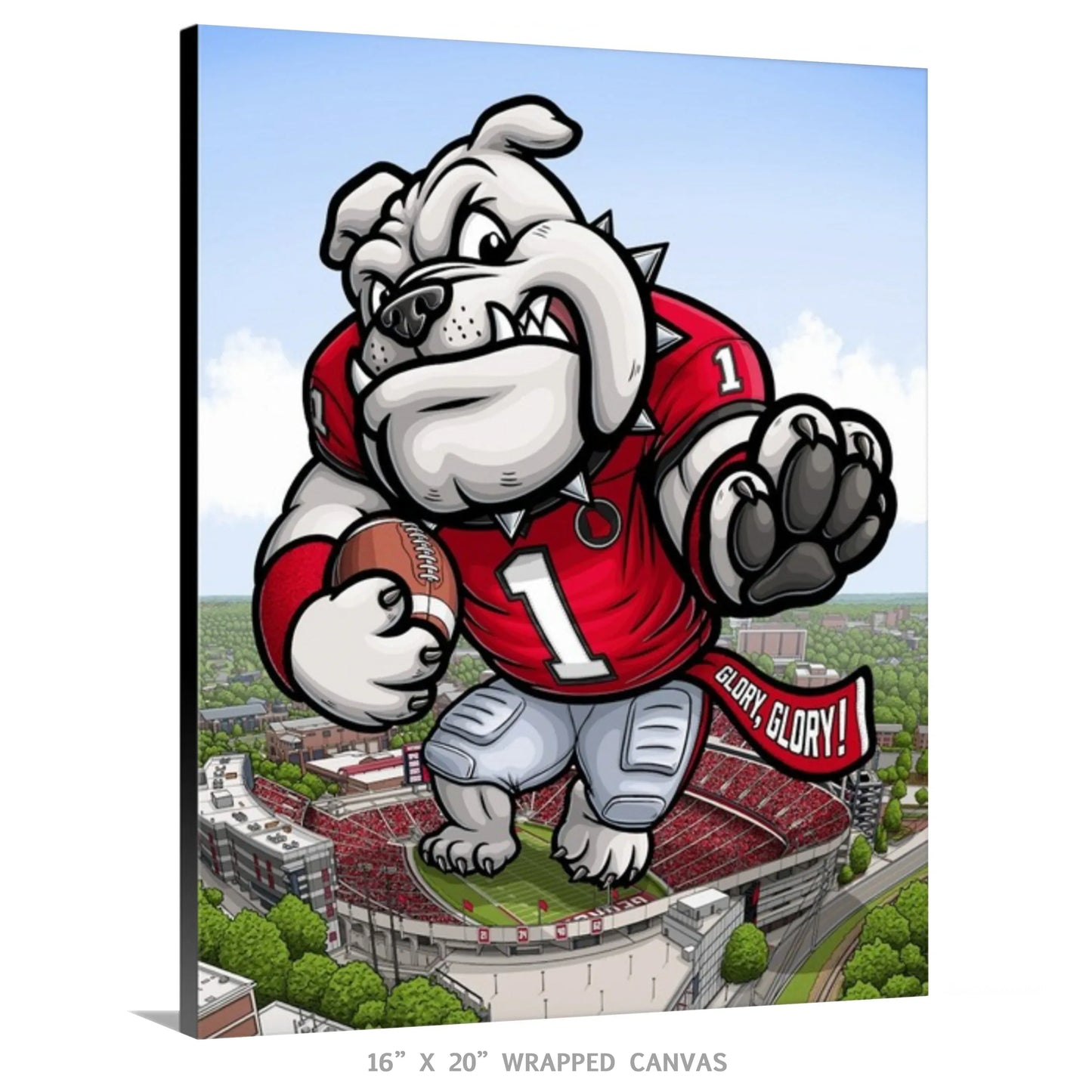 "Glory, Glory!" Georgia Football Limited Edition Print - Nick Fasnacht Illustration & Design