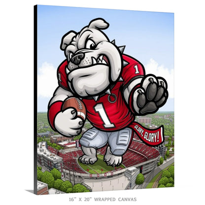 "Glory, Glory!" Georgia Football Limited Edition Print - Nick Fasnacht Illustration & Design