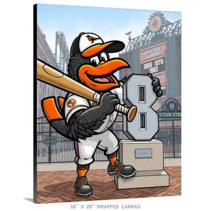 "The O's" Baltimore Baseball Limited Edition Print - Nick Fasnacht Illustration & Design