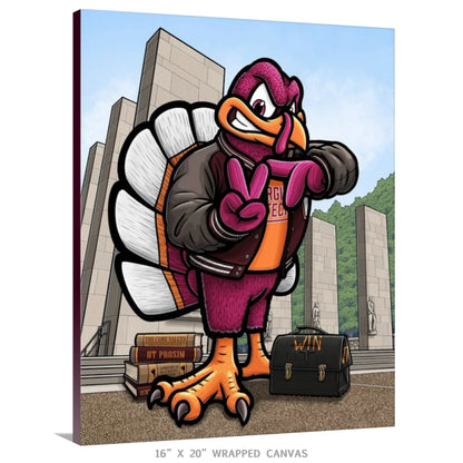 "That I May Serve" Virginia Tech University Limited Edition Print - Nick Fasnacht Illustration & Design