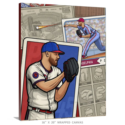 "Ace" Philadelphia Phillies Limited Edition Print - Nick Fasnacht Illustration & Design