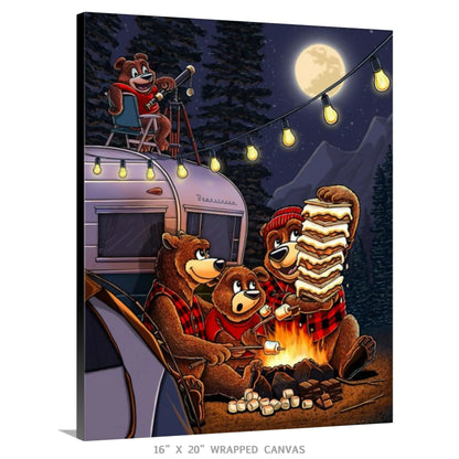 "SSSS'MORES" Limited Edition Print - Nick Fasnacht Illustration & Design