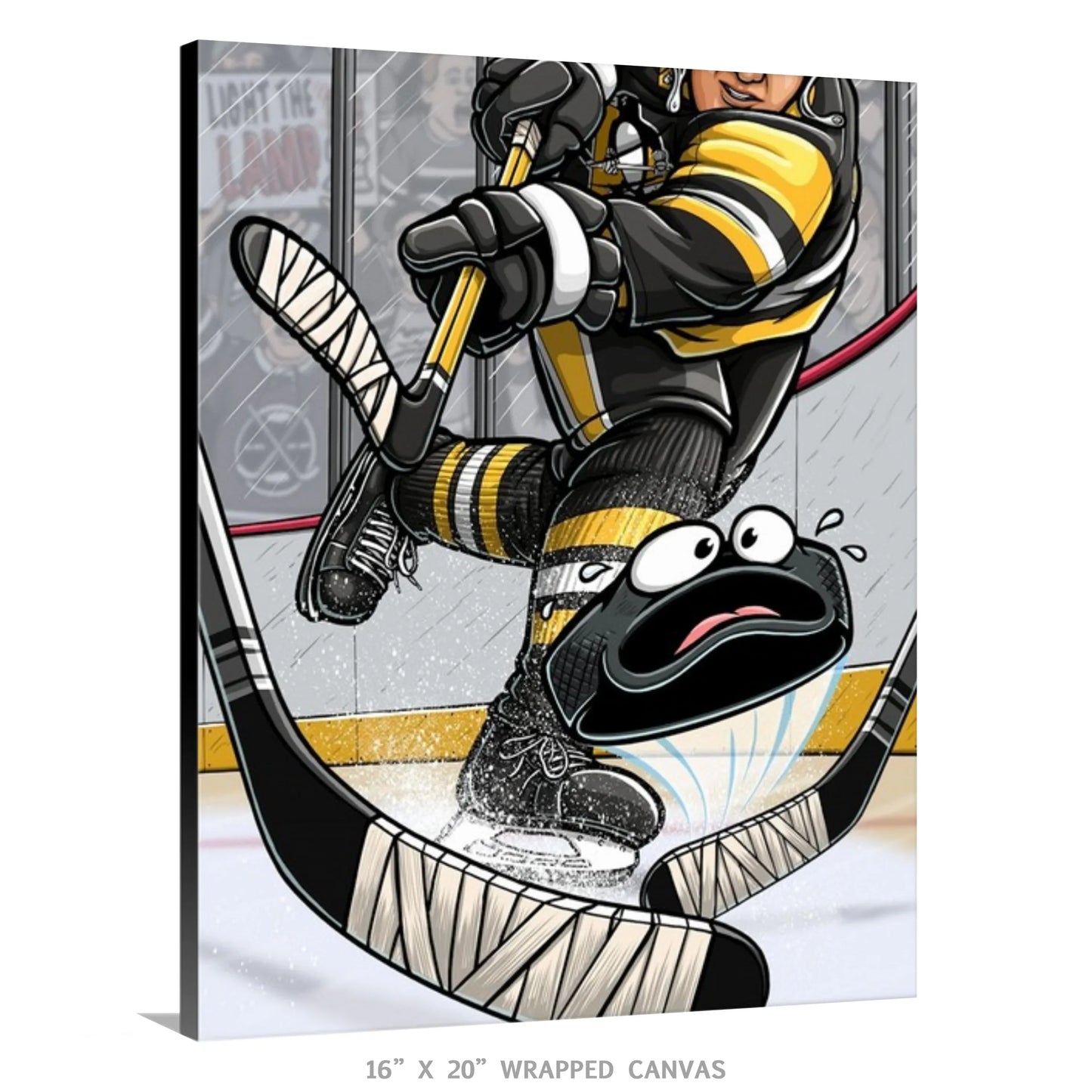 "Penguins" Hockey Limited Edition Print - Nick Fasnacht Illustration & Design