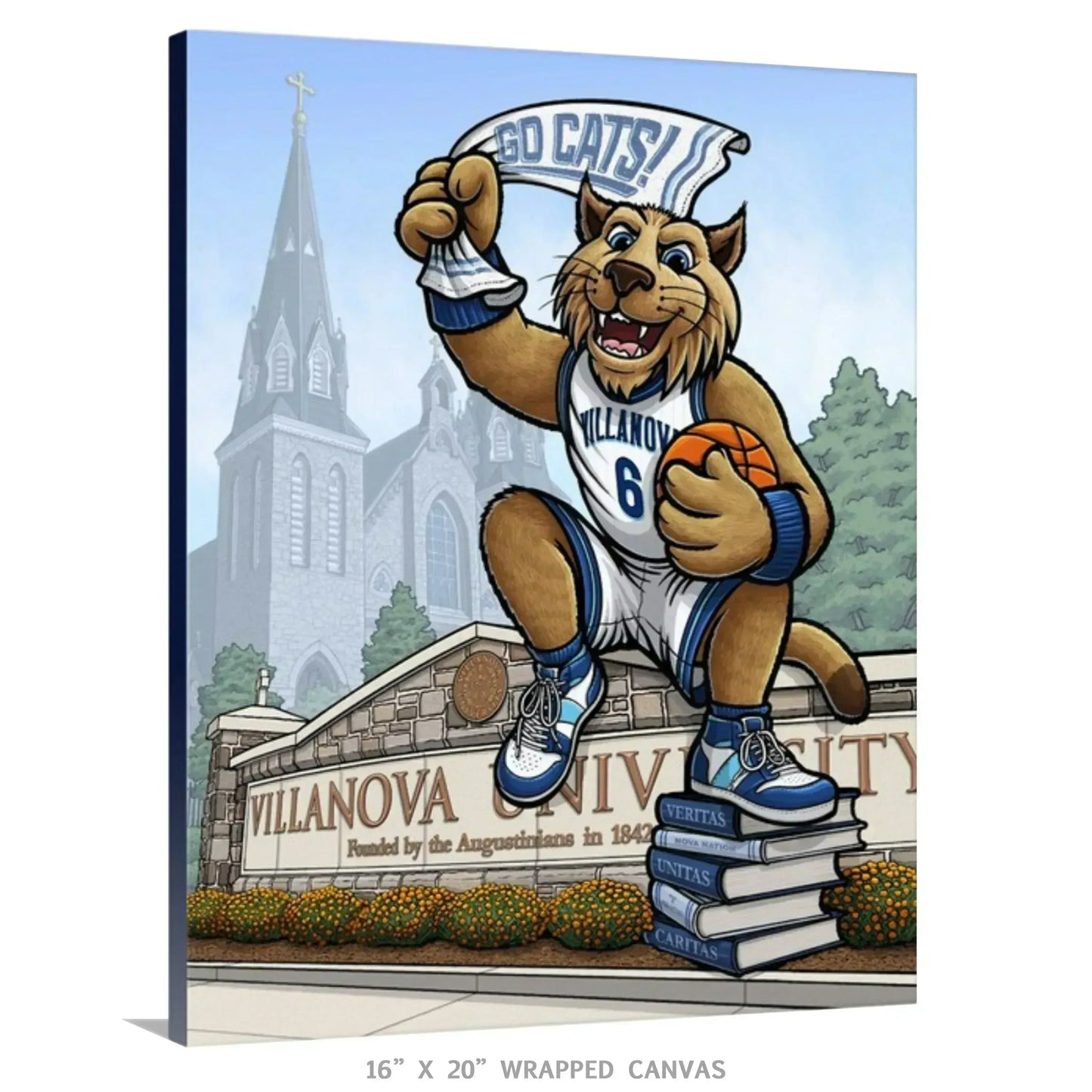 "Nova Nation" Villanova University Limited Edition Print - Nick Fasnacht Illustration & Design