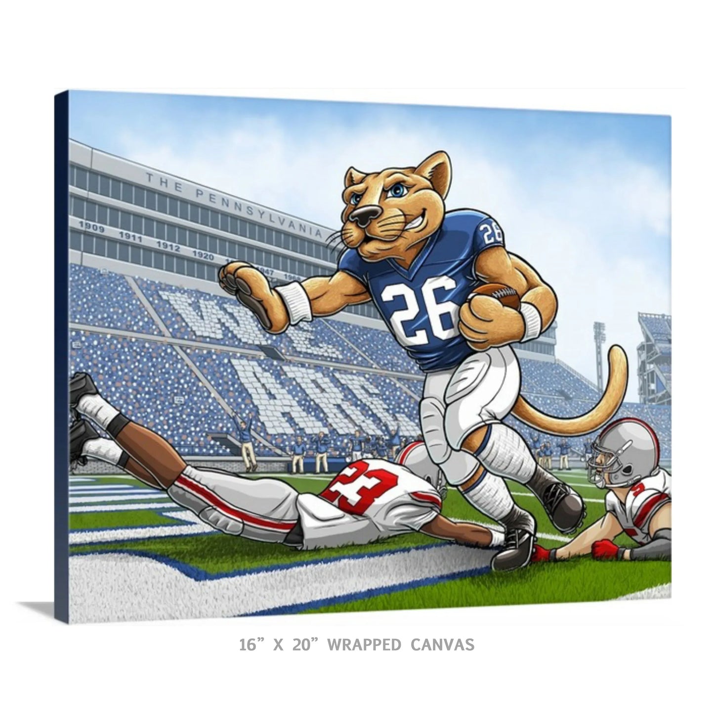 "We Are!" Penn State University Football Limited Edition Print - Nick Fasnacht Illustration & Design