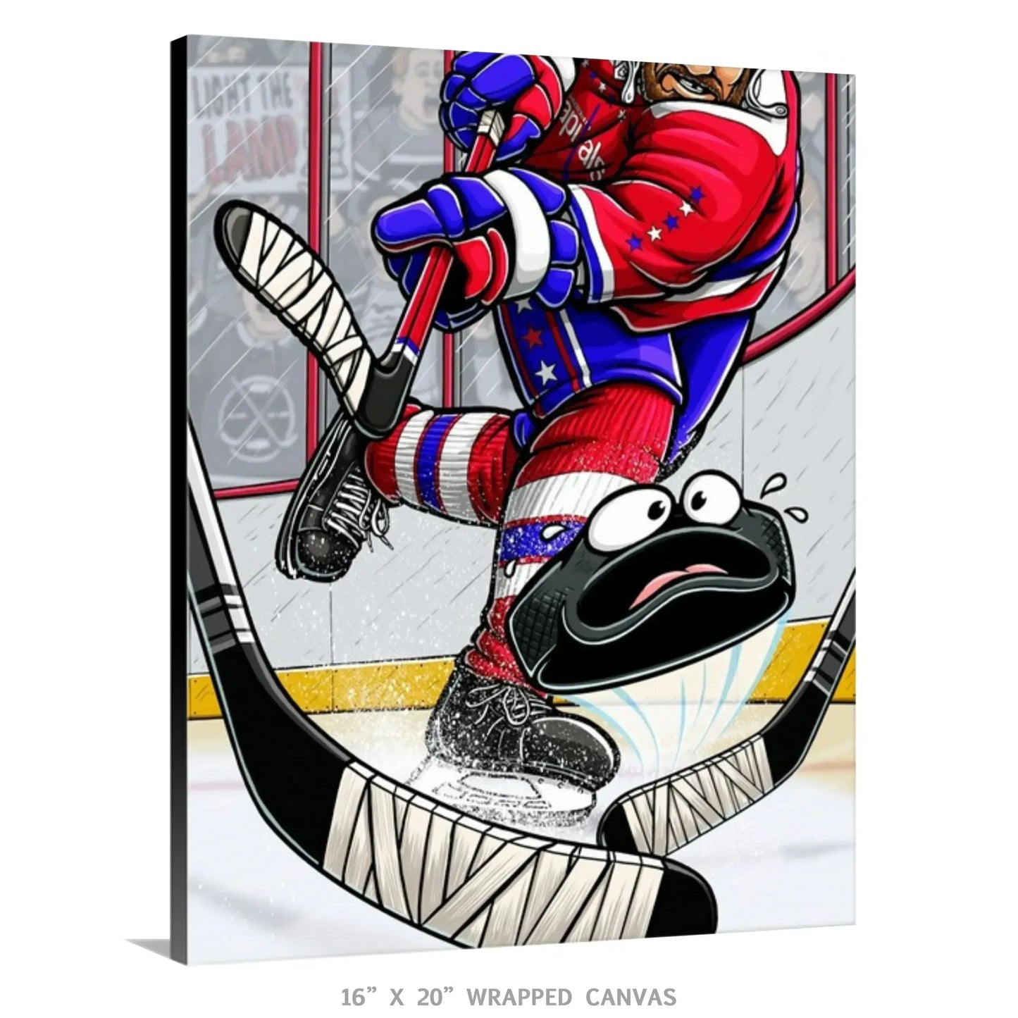 "Capitals" Hockey Limited Edition Print - Nick Fasnacht Illustration & Design