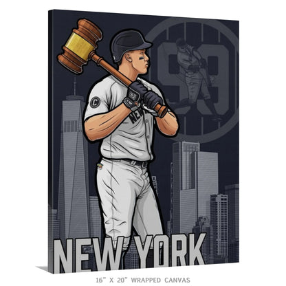 "99" New York Baseball Limited Edition Print - Nick Fasnacht Illustration & Design