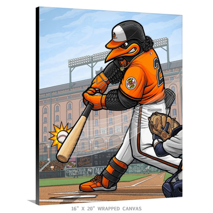 "Going, Going, Gunn!" Baltimore Baseball Limited Edition Print