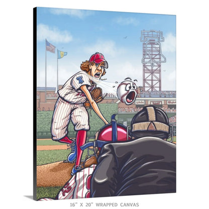 "Phillies" Baseball Limited Edition Print - Nick Fasnacht Illustration & Design