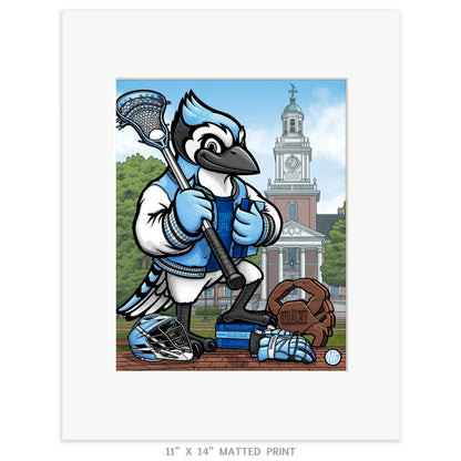 "We Want More!" Johns Hopkins University Limited Edition Print - Nick Fasnacht Illustration & Design