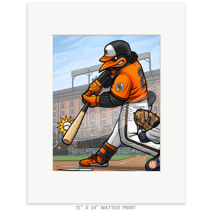 "Going, Going, Gunn!" Baltimore Baseball Limited Edition Print