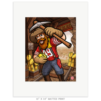 "The Faithful" San Francisco Football Print