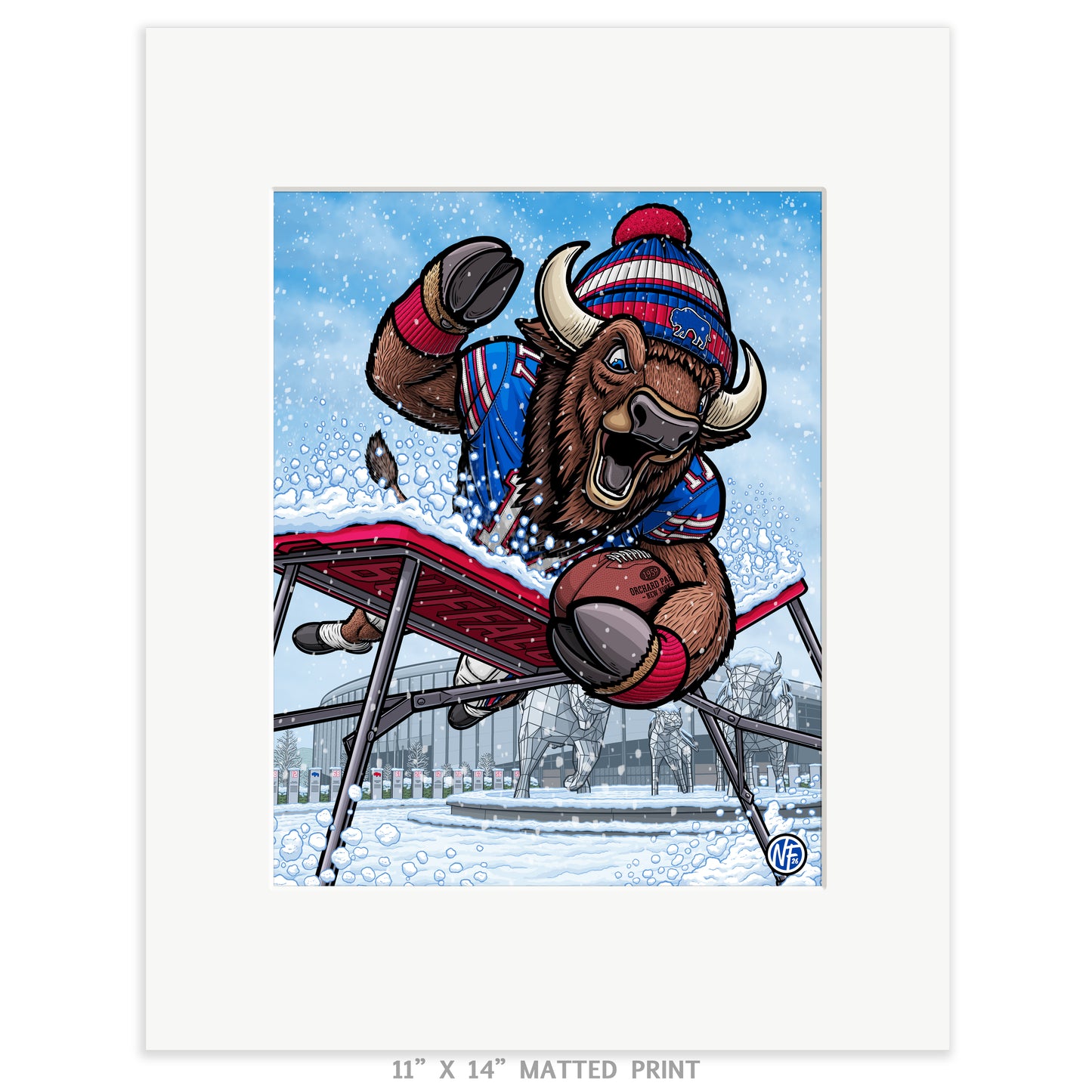 "Tradition" Buffalo Football Print