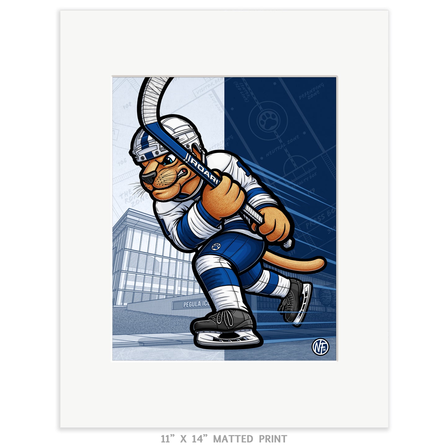 "ROAR!" Penn State Ice Hockey Limited Edition Print