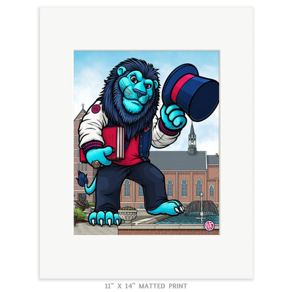 "The Bluff" Duquesne University Limited Edition Print - Nick Fasnacht Illustration & Design