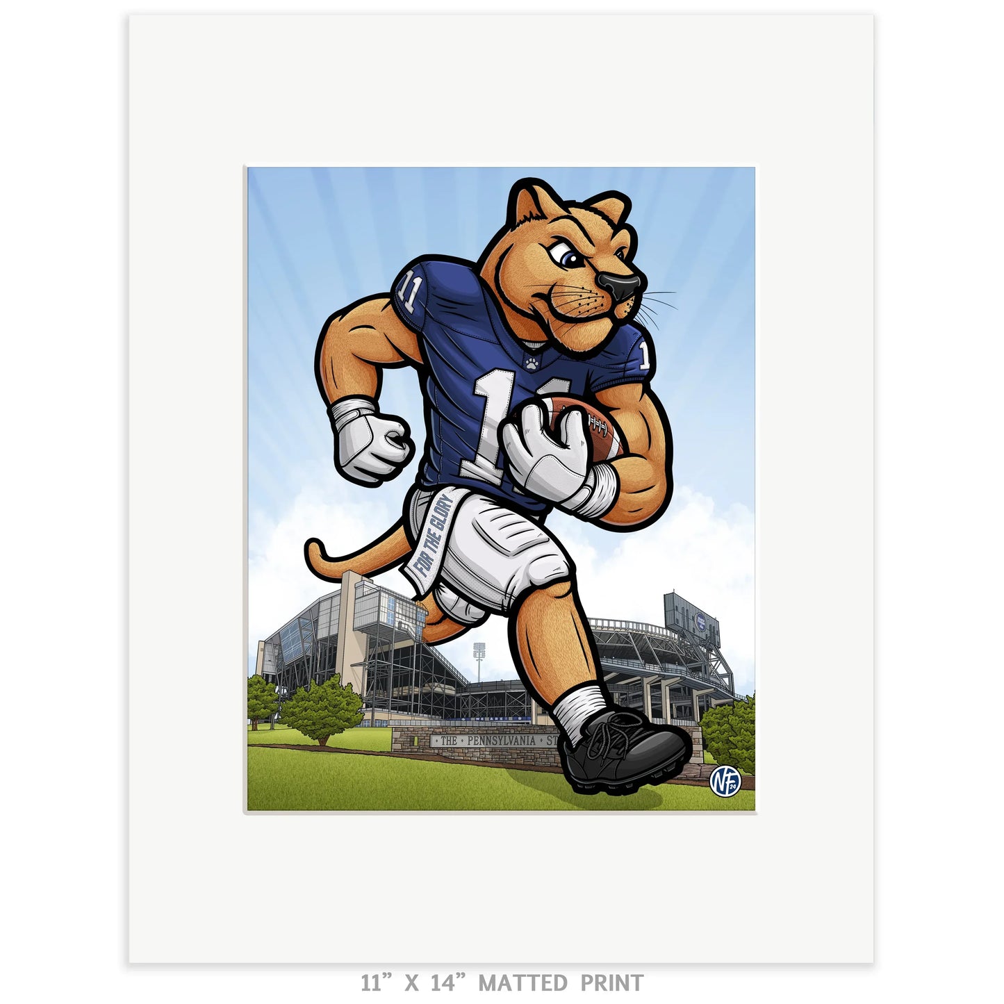 "For The Glory" Penn State University Limited Edition Print - Nick Fasnacht Illustration & Design