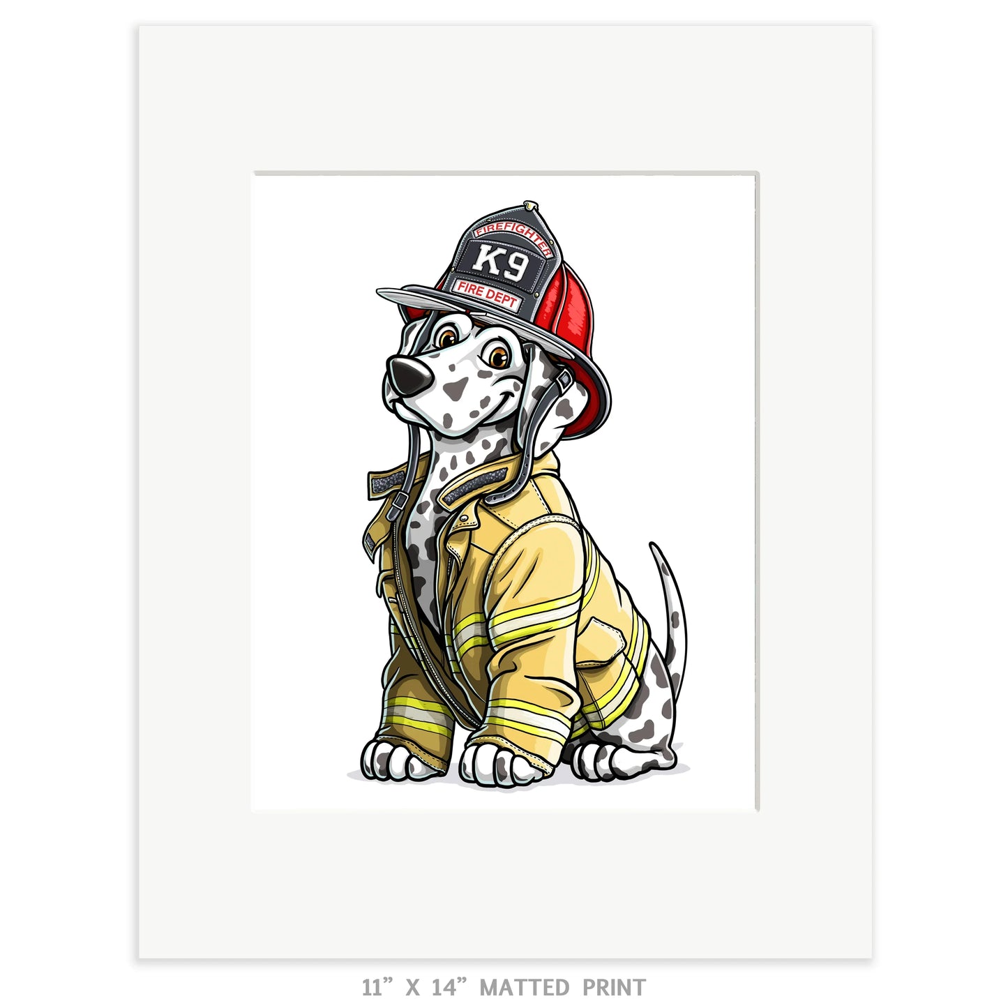 "Spot" Dalmation Limited Edition Print - Nick Fasnacht Illustration & Design