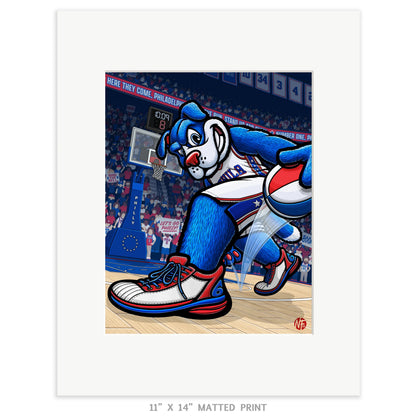 "Here They Come" Philadelphia Basketball Limited Edition Print - Nick Fasnacht Illustration & Design