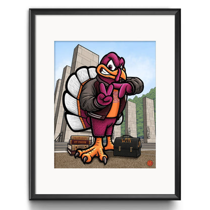 "That I May Serve" Virginia Tech University Limited Edition Print - Nick Fasnacht Illustration & Design
