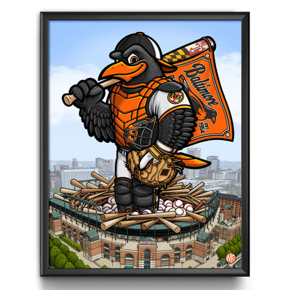 "The Bird's Nest " Baltimore Baseball Limited Edition Print