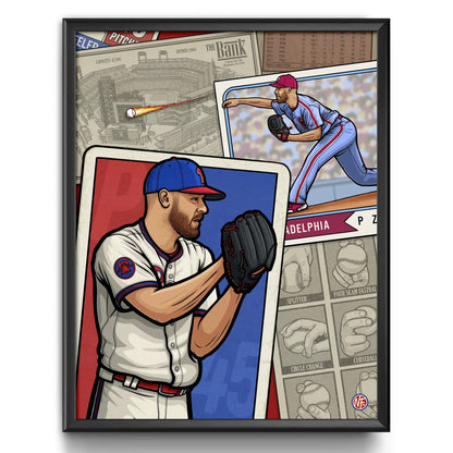 "Ace" Philadelphia Phillies Limited Edition Print - Nick Fasnacht Illustration & Design