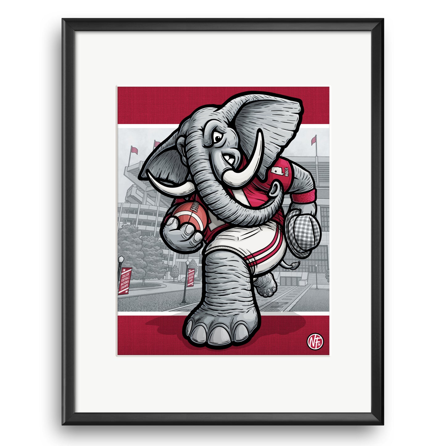 "Roll!" Alabama Football Limited Edition Print